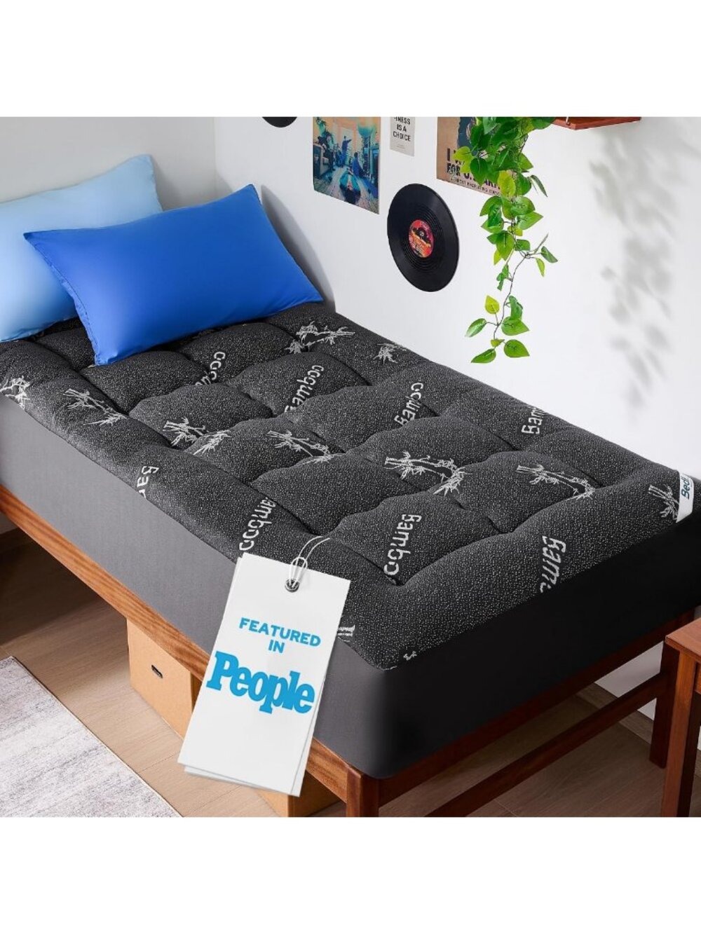 Thick Soft Twin XL Mattress Topper - Plush Pillow Top for Ultimate Comfort